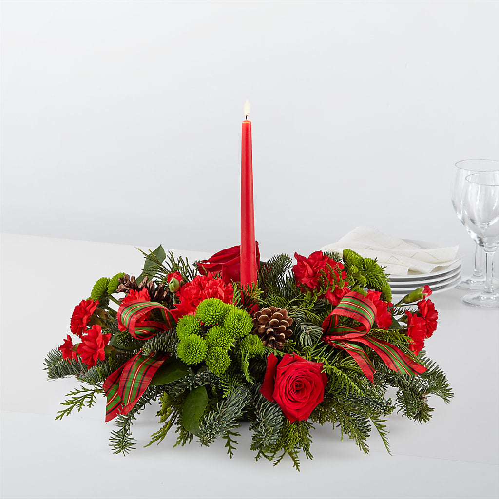 By the Candlelight Centerpiece – Bloomtopia, New Bedford MA