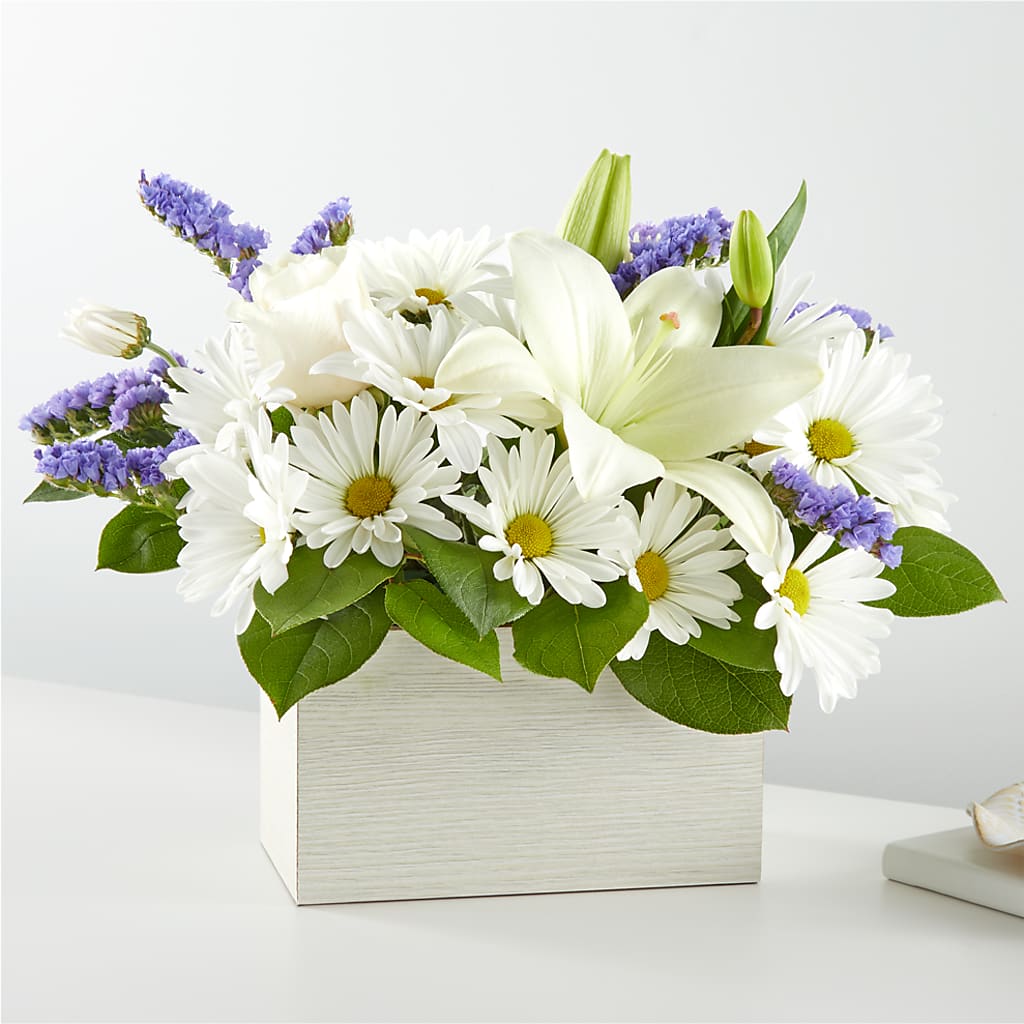 Beyond Blue Box Bouquet – Bloomtopia, New Bedford MA