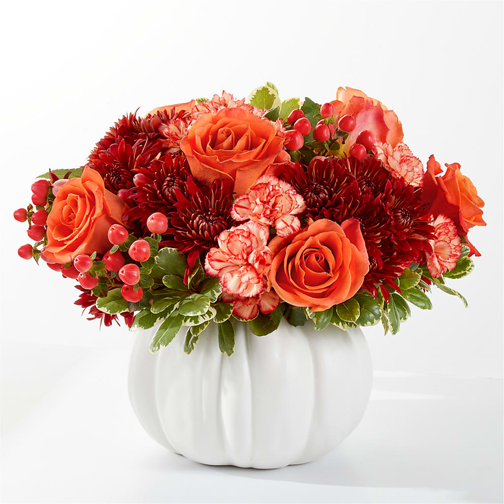 Autumn Air Pumpkin Bouquet – Bloomtopia, New Bedford MA