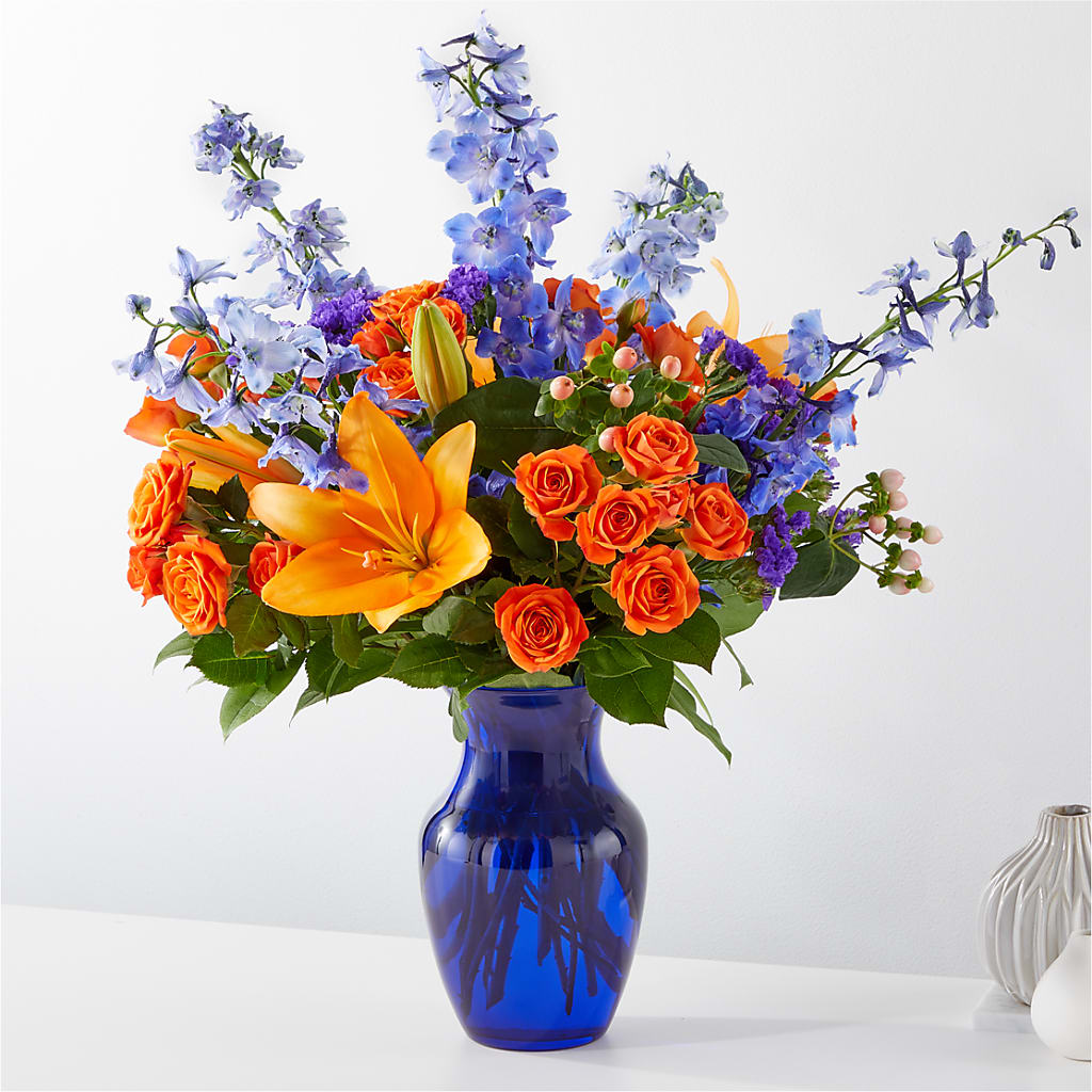 Radiant Citrus Bouquet – Bloomtopia, New Bedford MA
