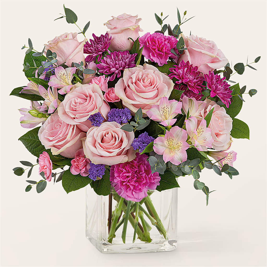 Rosy Radiance Bouquet – Bloomtopia, New Bedford MA