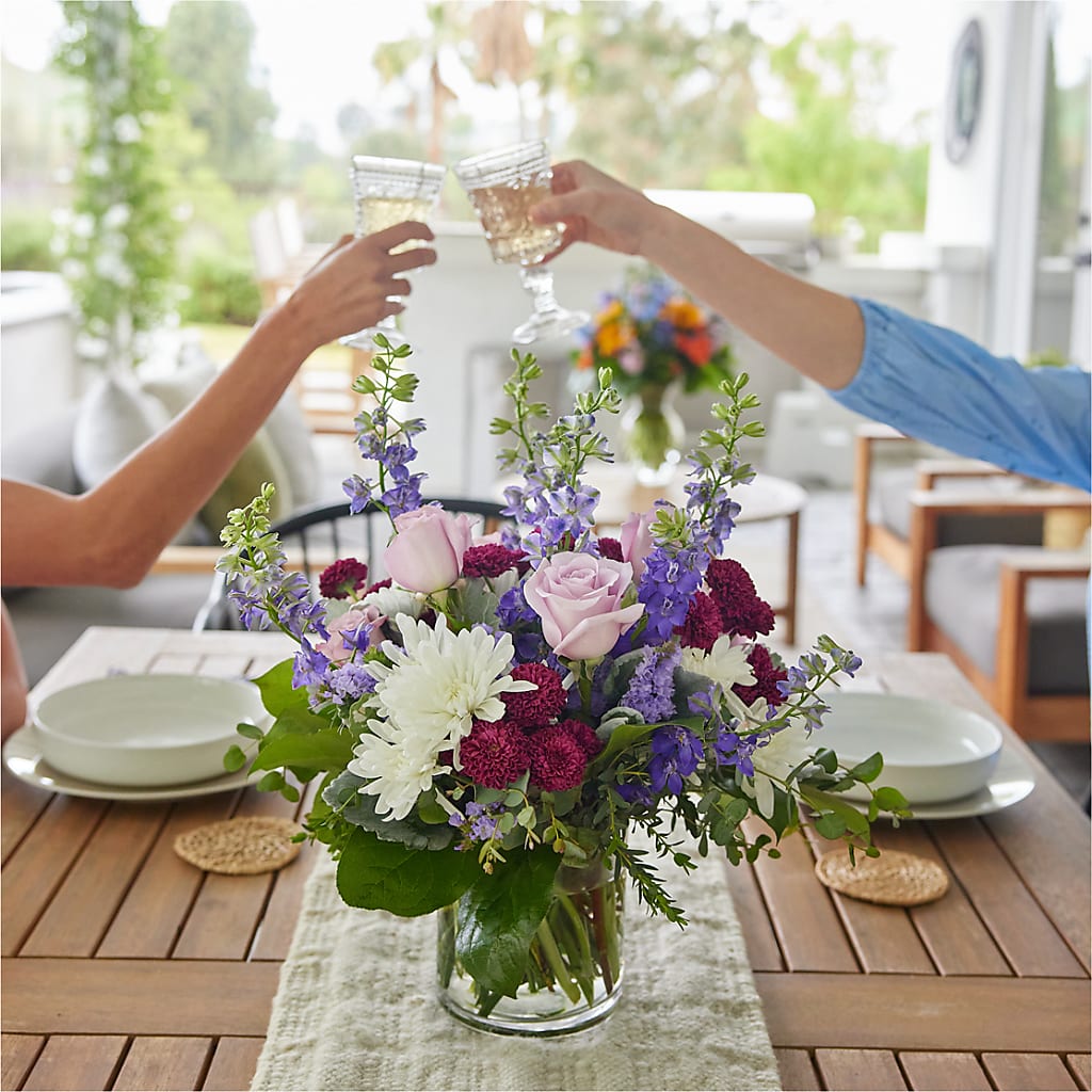 Violet Frost Bouquet – Bloomtopia, New Bedford MA
