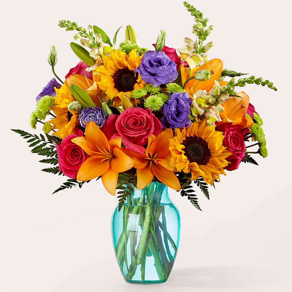 Double Rainbow Bouquet – Bloomtopia, New Bedford MA