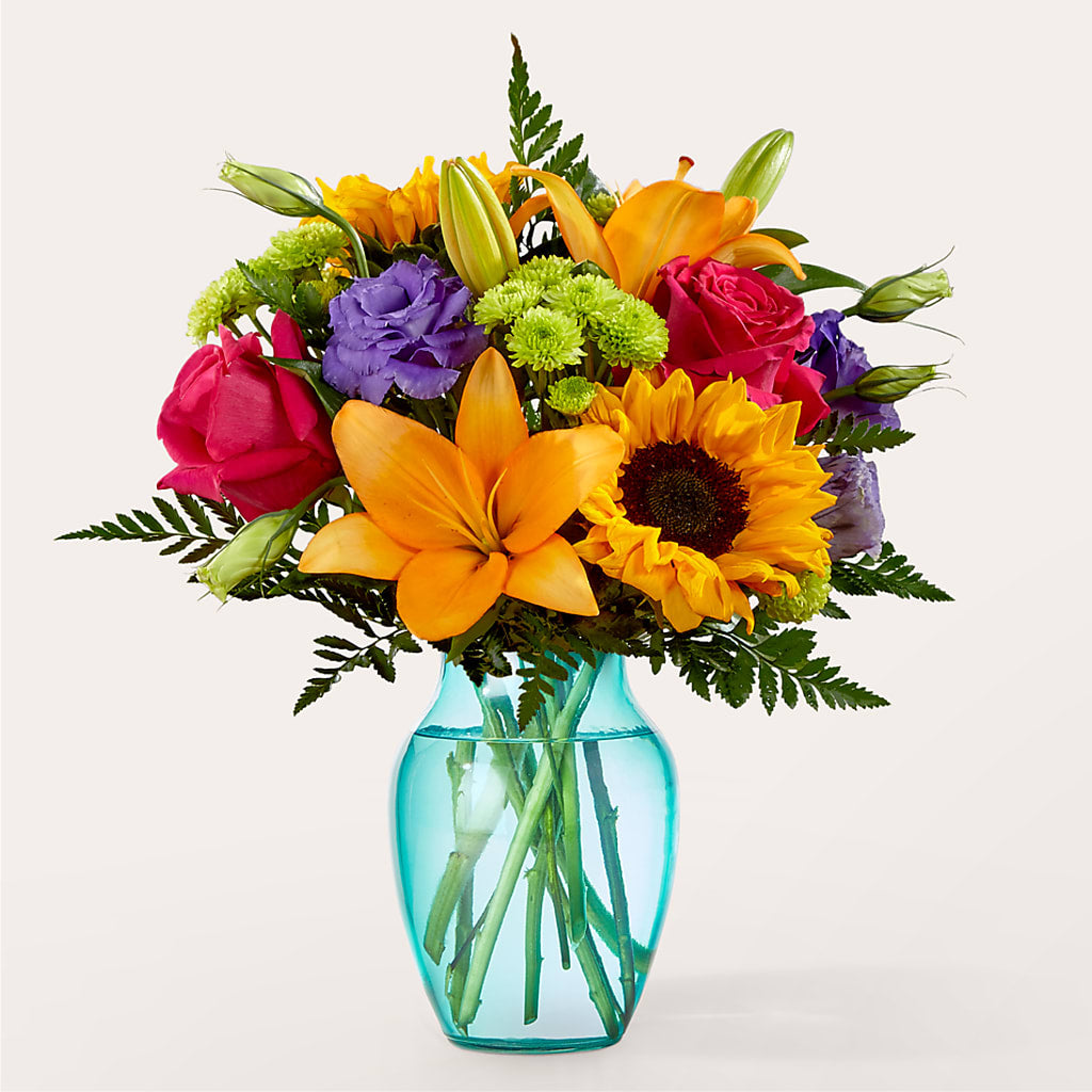 Double Rainbow Bouquet – Bloomtopia, New Bedford MA