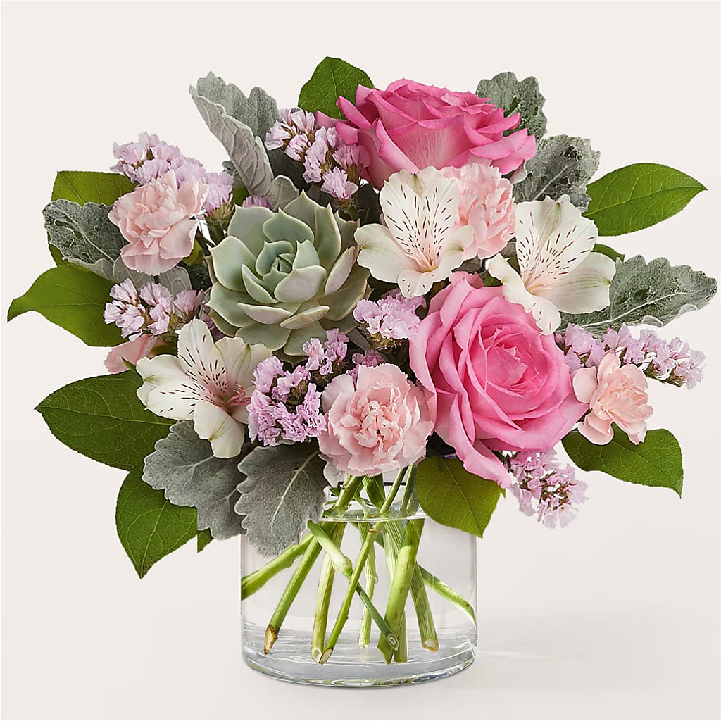 Dusty Rose Bouquet – Bloomtopia, New Bedford MA