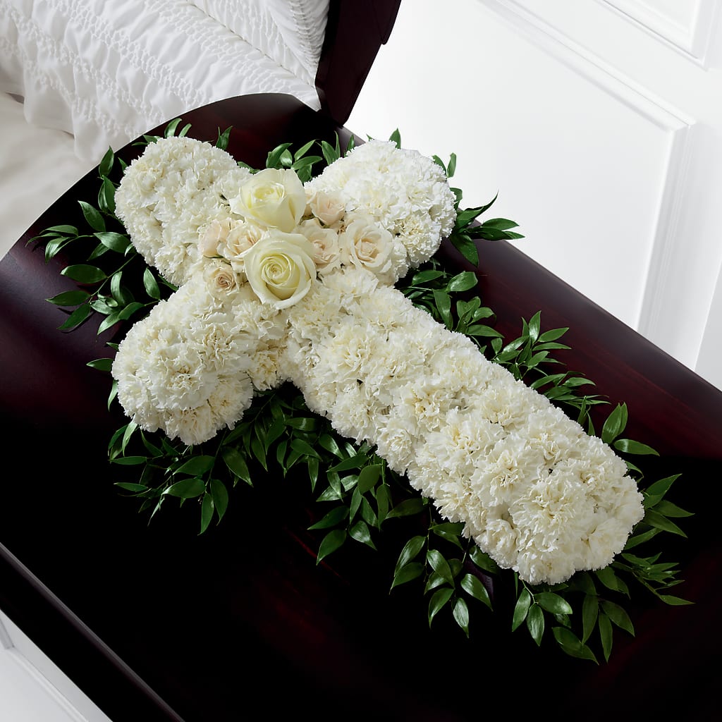 Peaceful Memories Casket Spray (Standard) – Bloomtopia, New Bedford MA