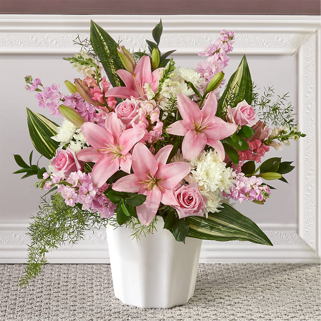 Simply Serene Floor Basket – Bloomtopia, New Bedford MA
