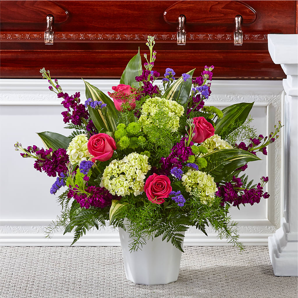 Beautiful Horizons Floor Basket – Bloomtopia, New Bedford MA