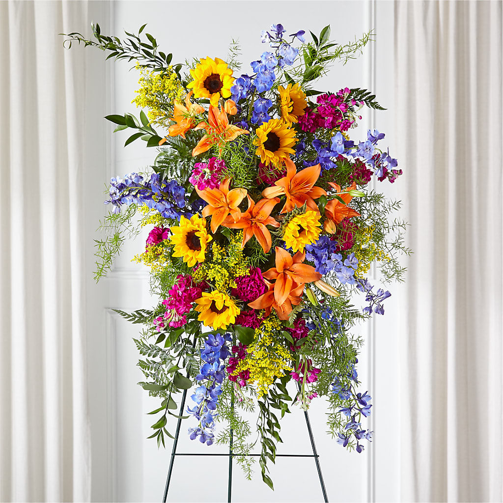 Sunlit Memories Standing Spray (Standard) – Bloomtopia, New Bedford MA