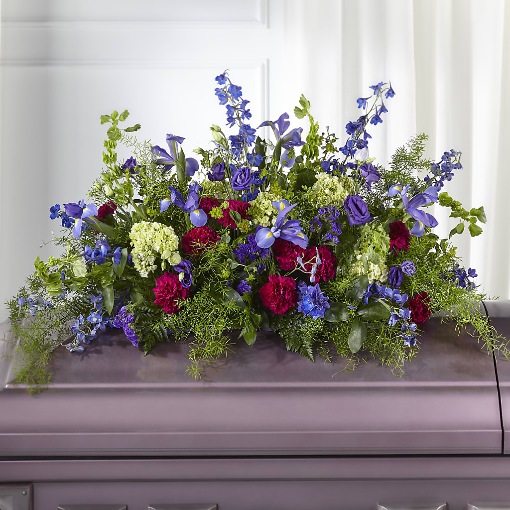 Always Treasured Casket Spray – Bloomtopia, New Bedford MA
