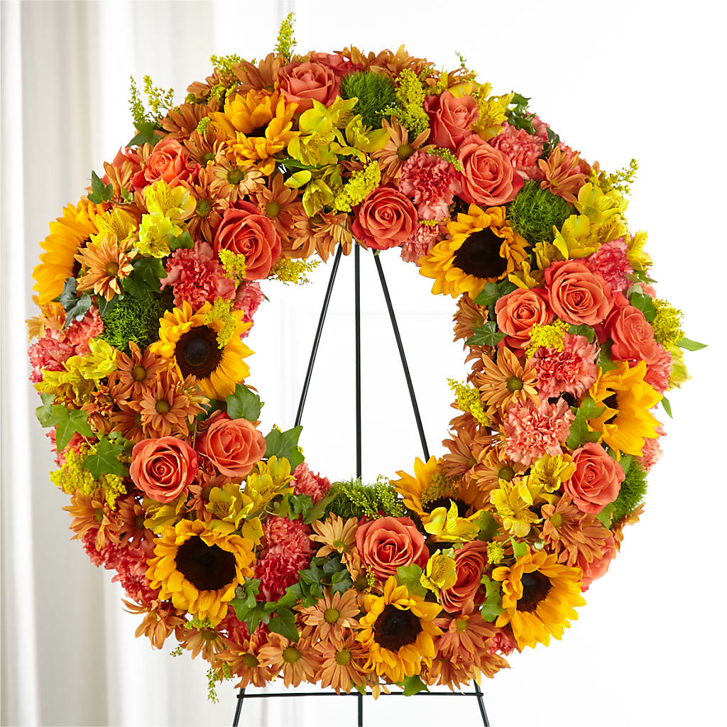 Autumnal Memories Wreath (Standard) – Bloomtopia, New Bedford MA