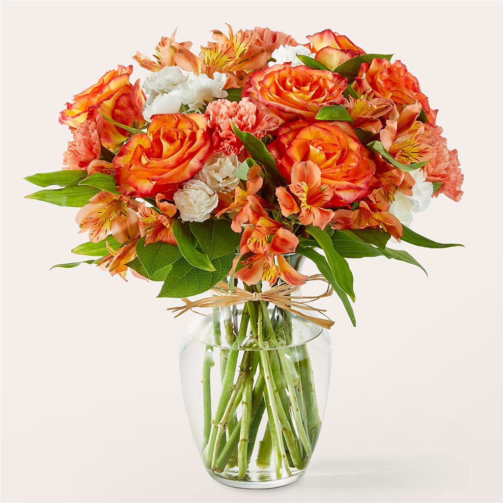 Apricot Glow Bouquet – Bloomtopia, New Bedford MA