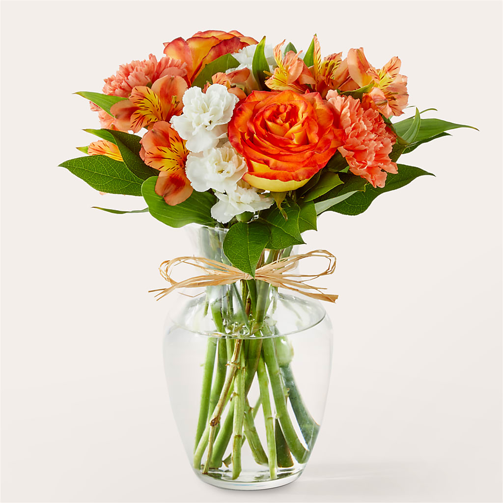 Apricot Glow Bouquet – Bloomtopia, New Bedford MA