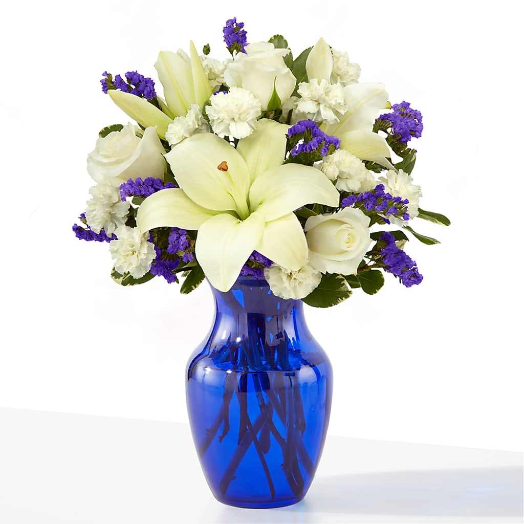 Sapphire Rush Bouquet – Bloomtopia, New Bedford MA