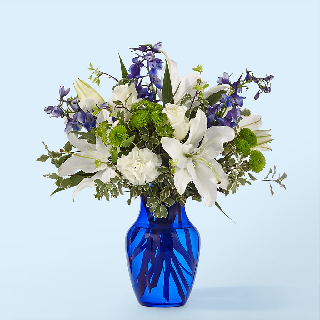 Santorini Bouquet – Bloomtopia, New Bedford MA