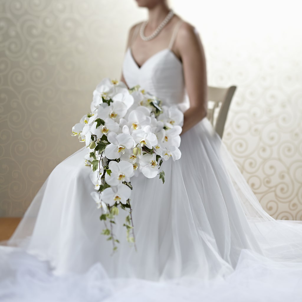 Classic White Bouquet – Bloomtopia, New Bedford MA