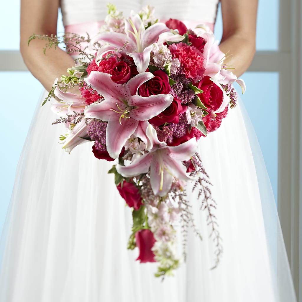 Lily & Rose Bouquet – Bloomtopia, New Bedford MA