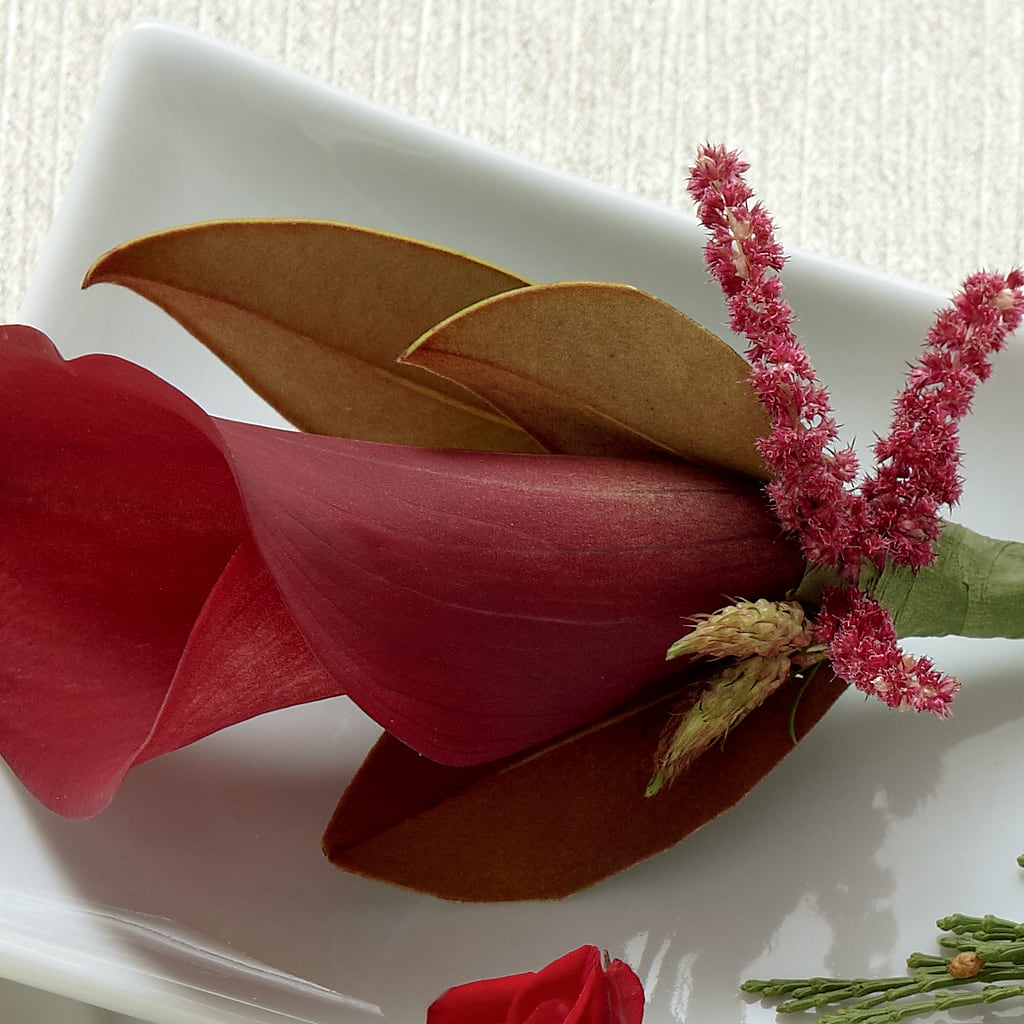 Red Calla Boutonniere – Bloomtopia, New Bedford MA
