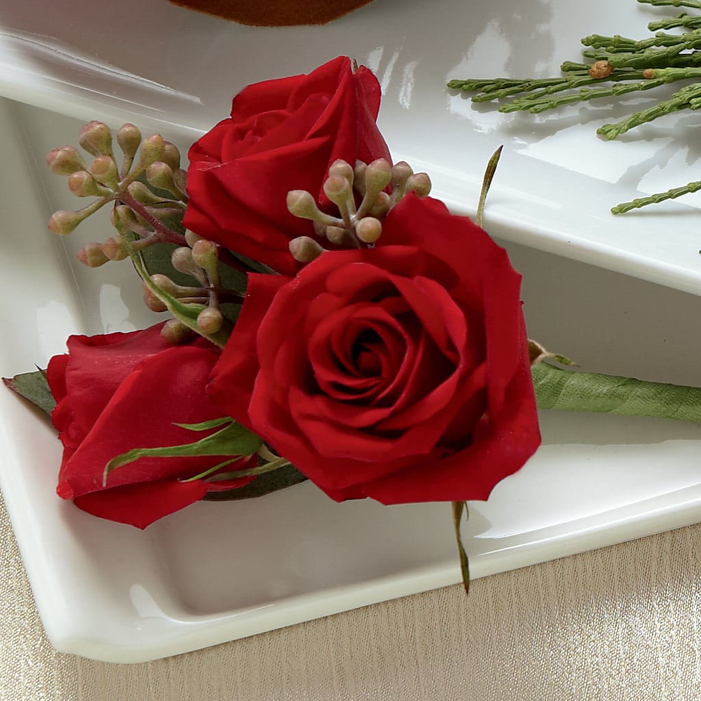 Red Spray Rose Boutonniere – Bloomtopia, New Bedford MA