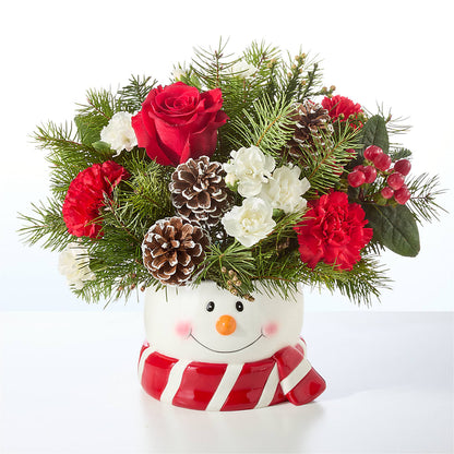 Jolly Snowman Bouquet –  Bloomtopia, New Bedford MA