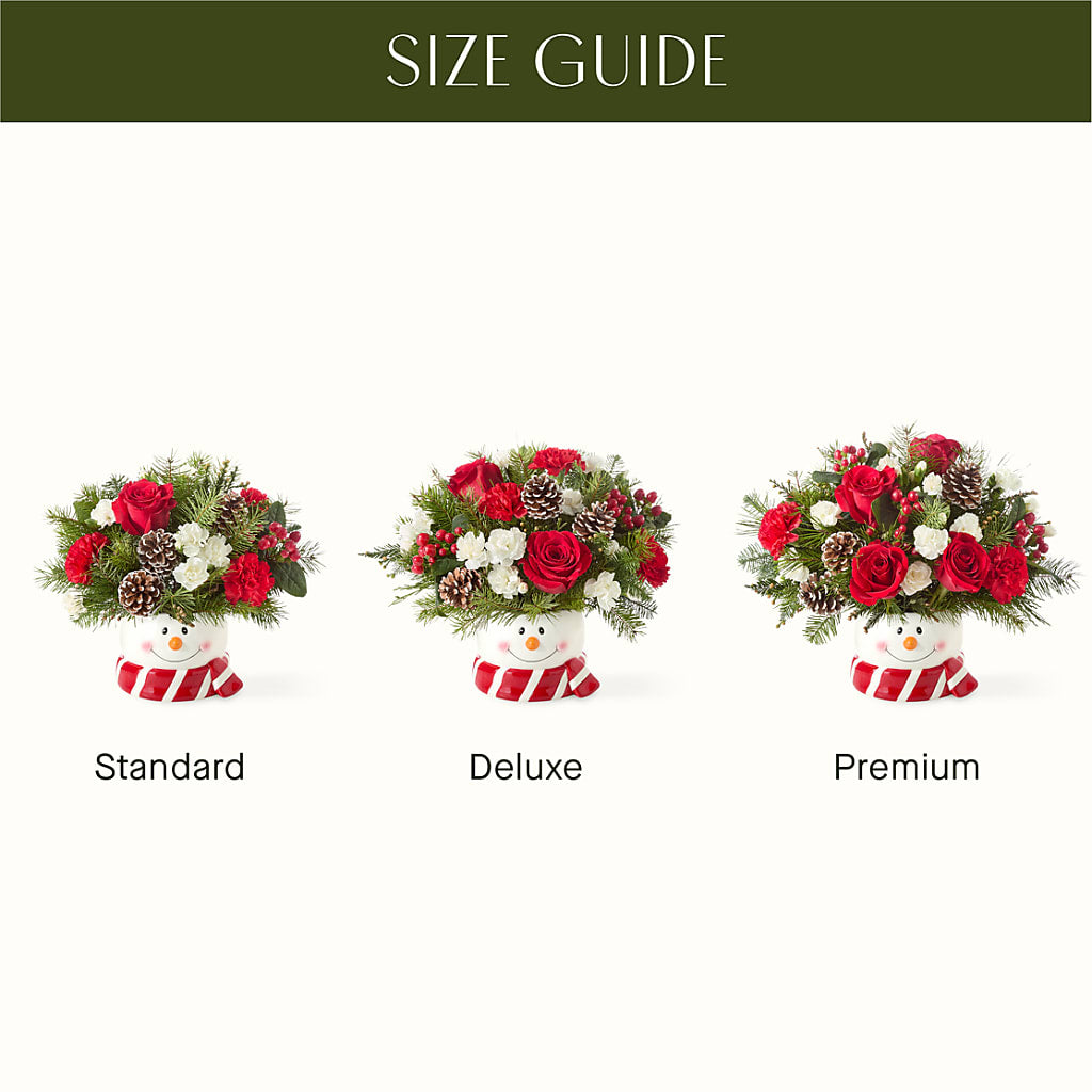 Jolly Snowman Bouquet –  Bloomtopia, New Bedford MA