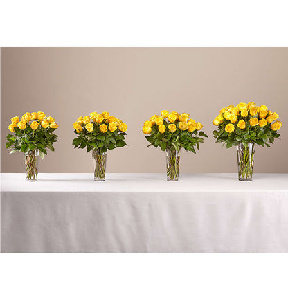 Long Stem Yellow Rose Bouquet –  Bloomtopia, New Bedford MA