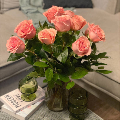 Long Stem Pink Rose Bouquet –  Bloomtopia, New Bedford MA