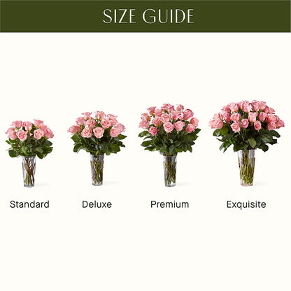 Long Stem Pink Rose Bouquet –  Bloomtopia, New Bedford MA