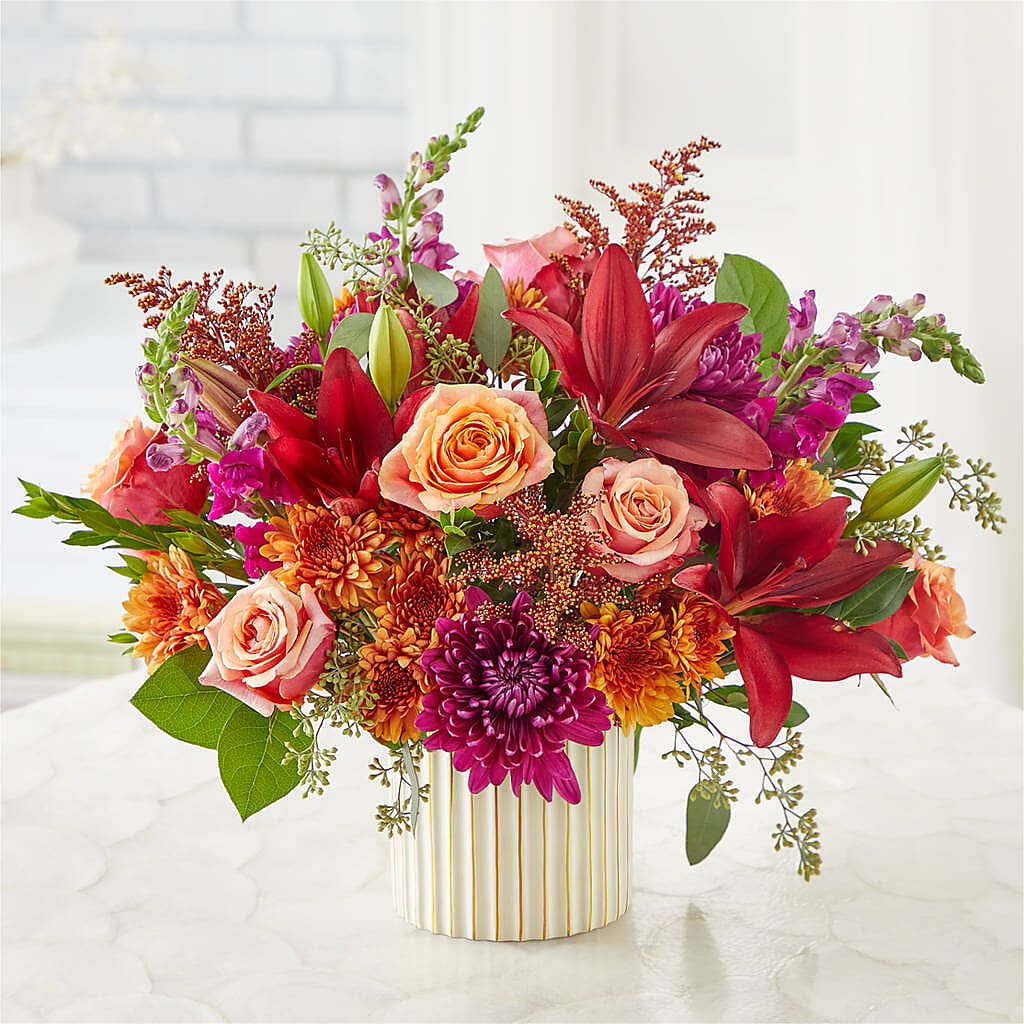 Burgundy Landscape Bouquet –  Bloomtopia, New Bedford MA