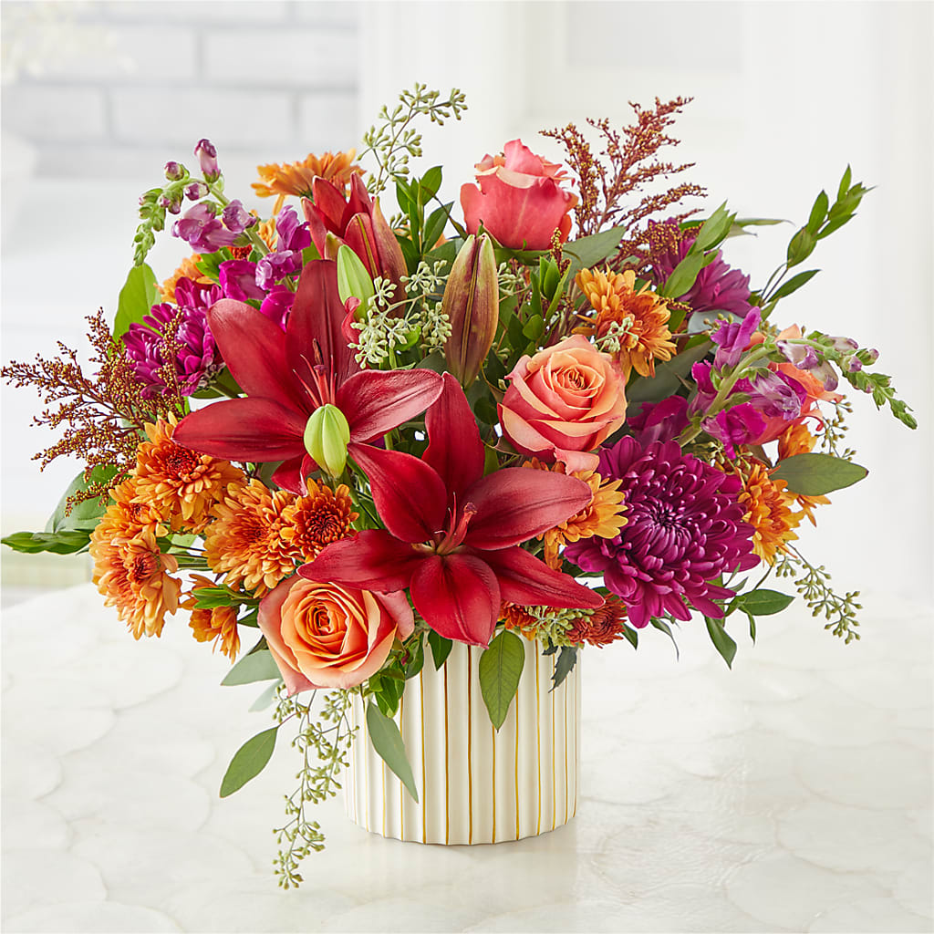 Burgundy Landscape Bouquet –  Bloomtopia, New Bedford MA