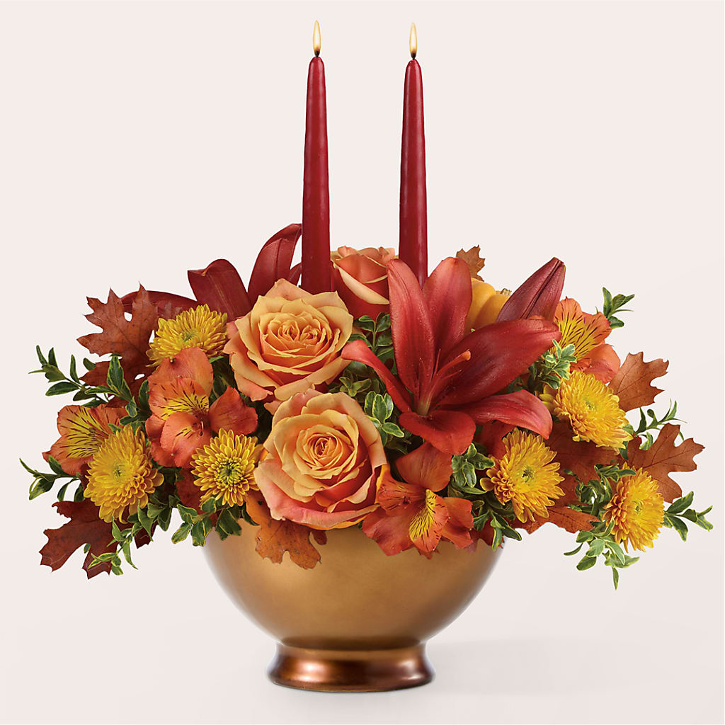 Harvest Table Centerpiece –  Bloomtopia, New Bedford MA