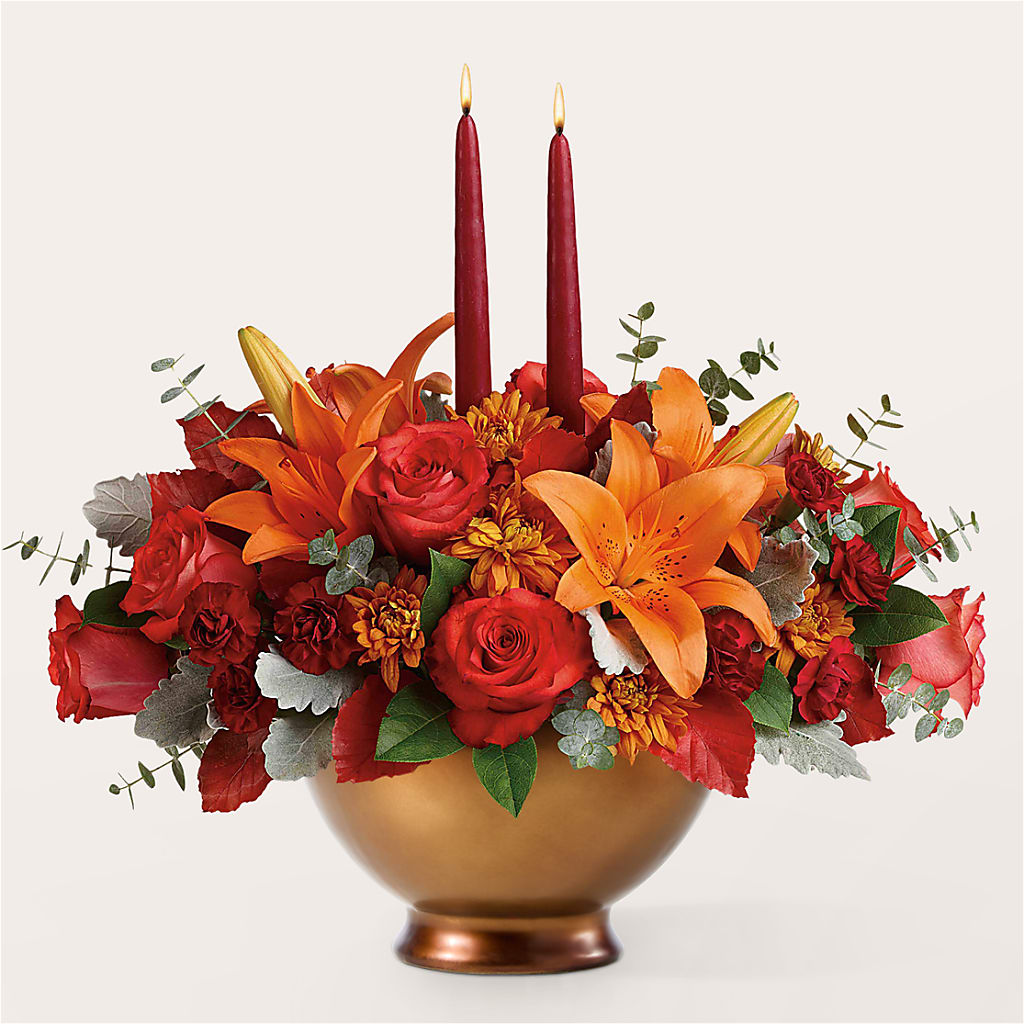 Fruits of Fall Centerpiece –  Bloomtopia, New Bedford MA