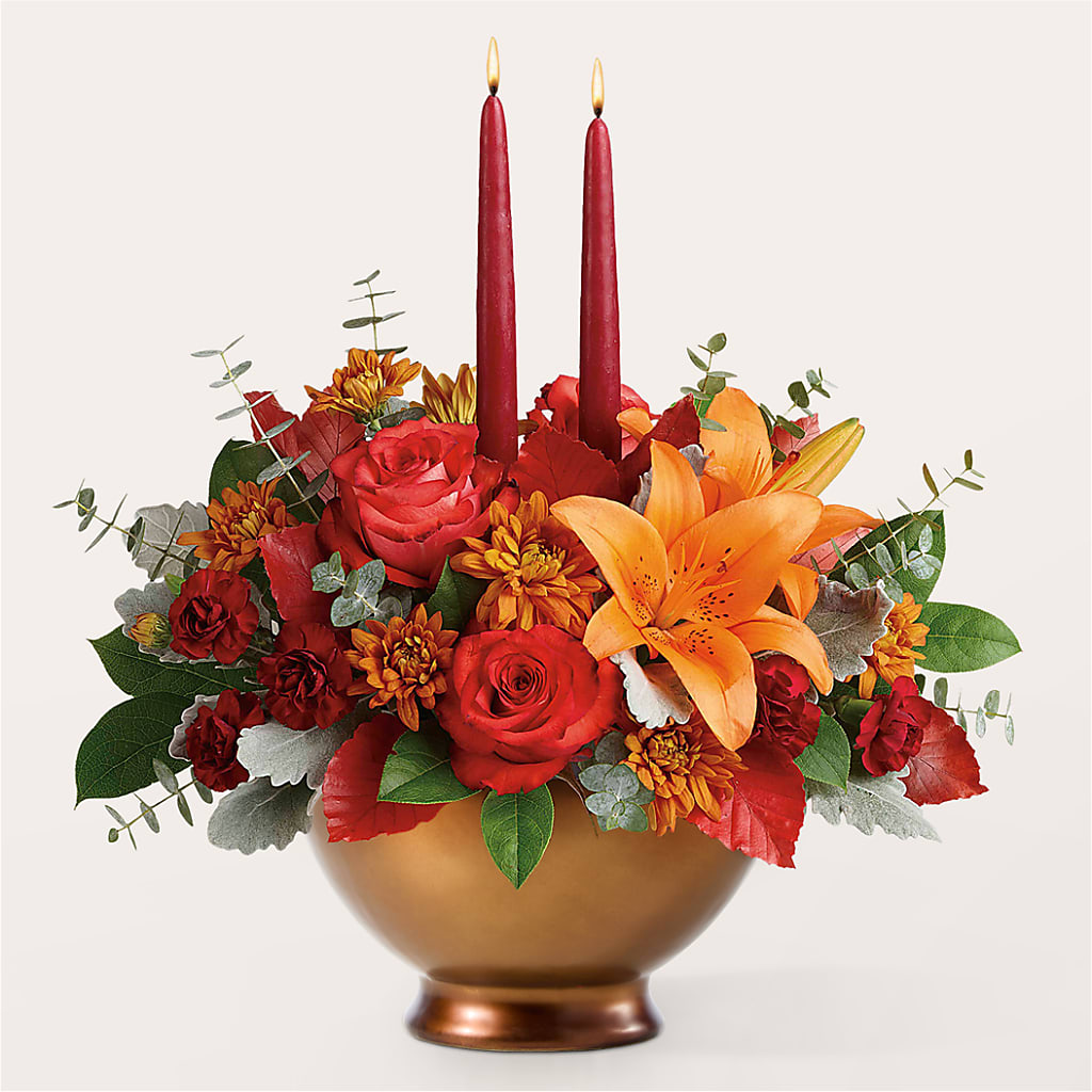 Fruits of Fall Centerpiece –  Bloomtopia, New Bedford MA