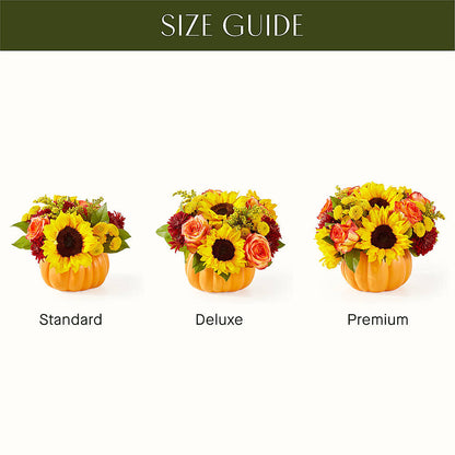 Golden Gourd Pumpkin Bouquet –  Bloomtopia, New Bedford MA
