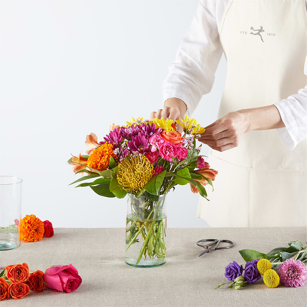 Feast of Color – A Florist Original –  Bloomtopia, New Bedford MA