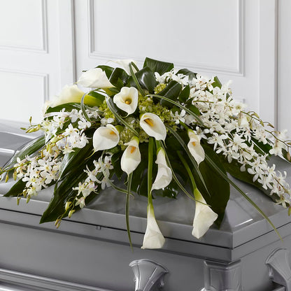 Angel Wings Casket Spray –  Bloomtopia, New Bedford MA
