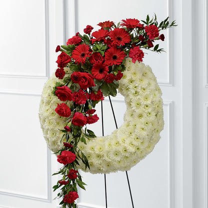 Graceful Tribute Wreath –  Bloomtopia, New Bedford MA