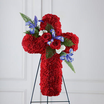 Faithful Hero Floral Cross –  Bloomtopia, New Bedford MA