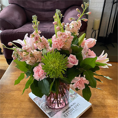 Pretty in Pink Bouquet –  Bloomtopia, New Bedford MA