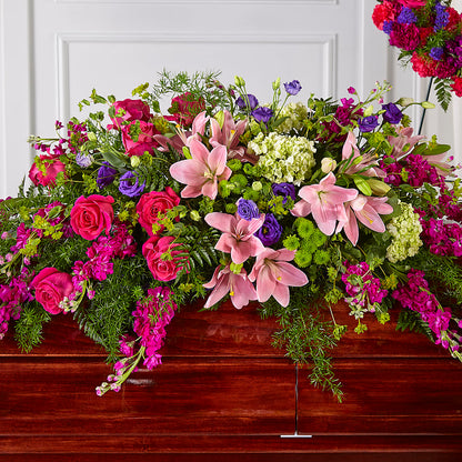 Radiant Tribute Casket Spray –  Bloomtopia, New Bedford MA