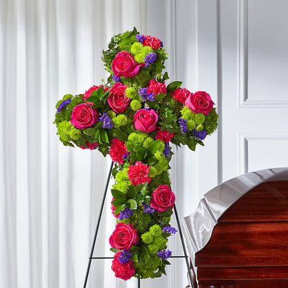 Tribute Rose Floral Cross –  Bloomtopia, New Bedford MA