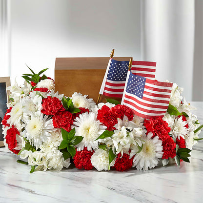 Spirit of Patriotism Cremation Adornment –  Bloomtopia, New Bedford MA