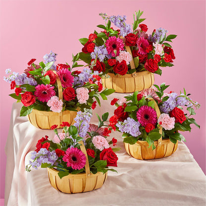 Pink Picnic Basket –  Bloomtopia, New Bedford MA