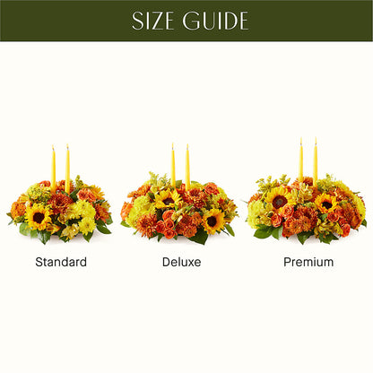 Autumn Harmony Centerpiece –  Bloomtopia, New Bedford MA