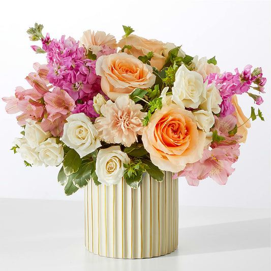 Paradise Bouquet with Ivory Vase –  Bloomtopia, New Bedford MA