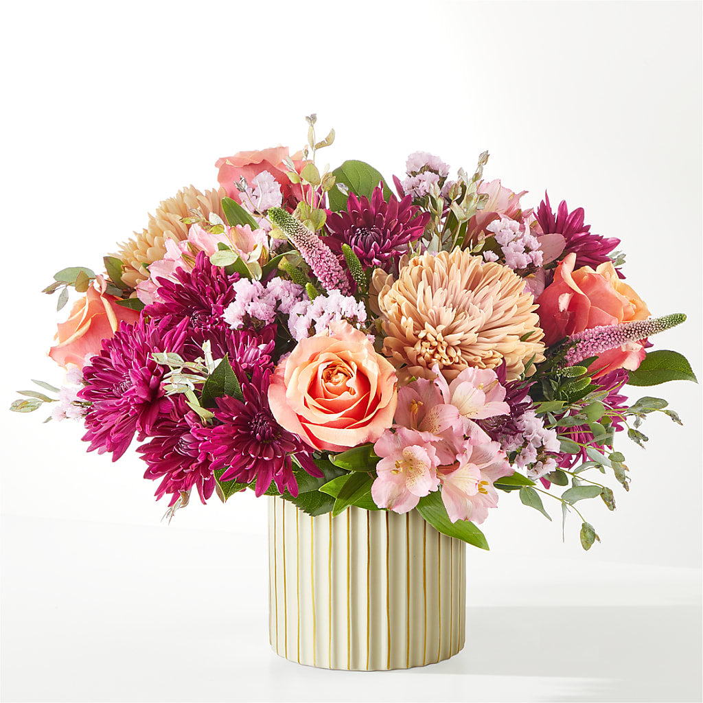 Berry Cobbler Bouquet with Ivory Vase –  Bloomtopia, New Bedford MA