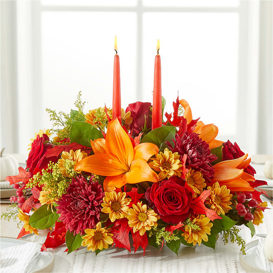 Autumn's Embrace Centerpiece –  Bloomtopia, New Bedford MA