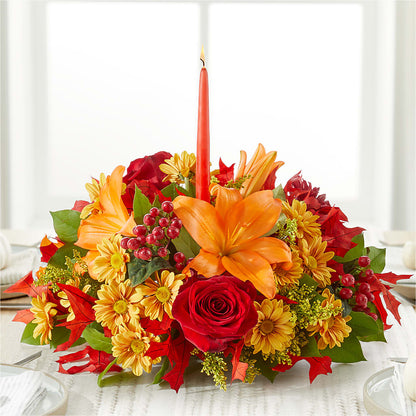 Autumn's Embrace Centerpiece –  Bloomtopia, New Bedford MA